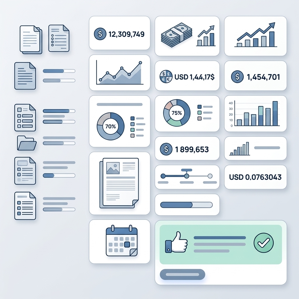 Financial statement extraction dashboard